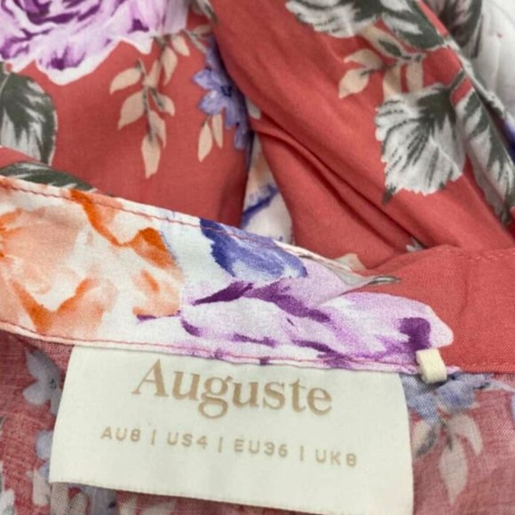 AUGUSTE THE LABEL Fleur Pascal Floral Midi Maxi Wrap Skirt - Picture 16 of 16